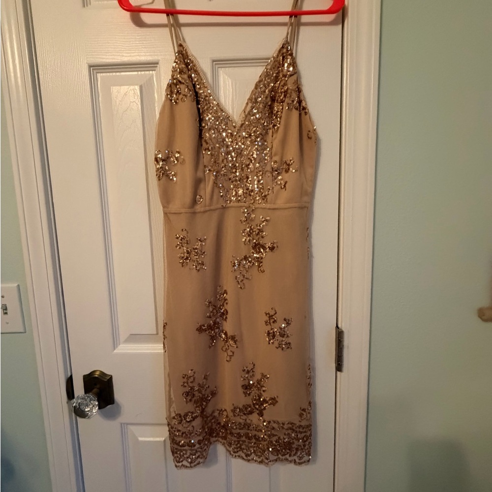 Elegant Sequin Embellished Dress